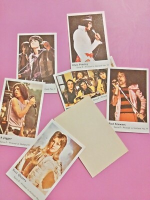 1977 Dandy Pop Star cards Dutch (you pick) Rock Legends vintage RARE free ship 6