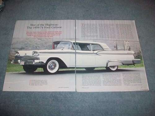 1959-1974 Ford Galaxie History Info Article "Star of the Highway" 14 Pages