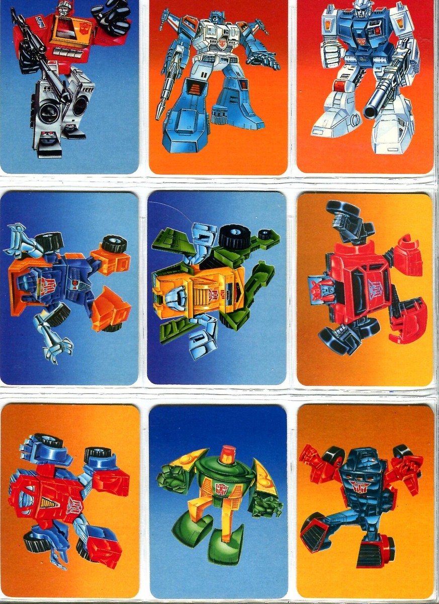 Transformers G1 Action Cards complete set 1-192 | eBay