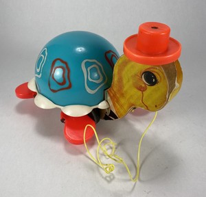 vintage fisher price turtle pull toy