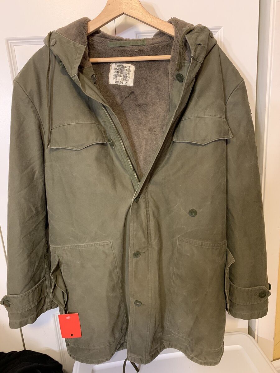 Vintage GERMAN MILITARY Army Parka Field Jacket Hooded 1981 Vintage GERMAN MILITARY Army Parka Field Jacket Hooded 1981