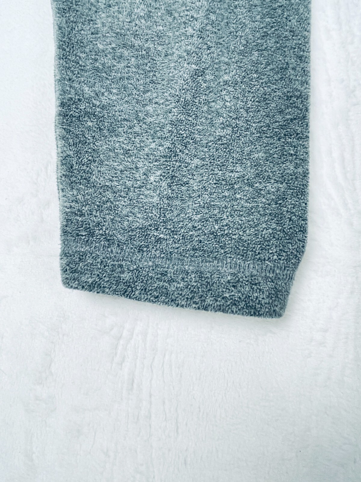 Eddie Bauer LS Pullover Mens XL Gray Heather 1/4 Zip Fleece Collar No Pockets