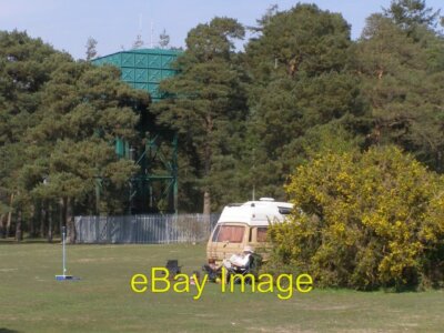Foto 6x4 Vans und Wasserturm Roundhill Campingplatz New Forest Sandy Down c2007