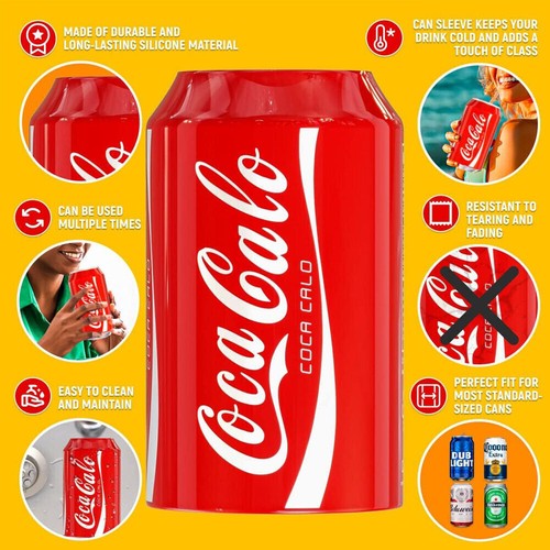 2Pack Hide Beer Can Cover Bottle Sleeve Case Cola Cup Cover Bottle Hide Beverage - Picture 3 of 12