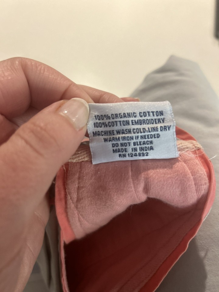 Serena & Lily Market Sling Baby Carrier Cloud Petal Organic EUC in Box