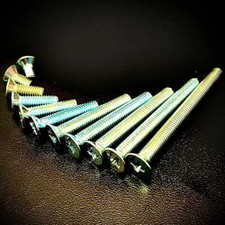 Image of M8 Machine Screws Pozi Countersunk Zinc Cr3 BZP DIN965