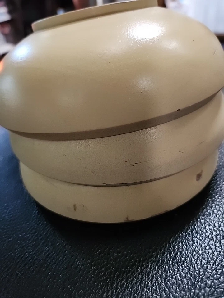 Juego de 3 tazones de arroz redondos vintage de arce Japón granja rústicos 2"x6" Foto 4 de 4