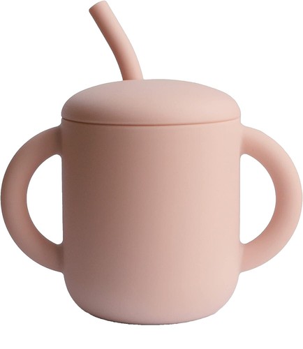 Olababy Transitional Sippy Lid - Anti-Colic Silicone Nipple For Baby Bottles