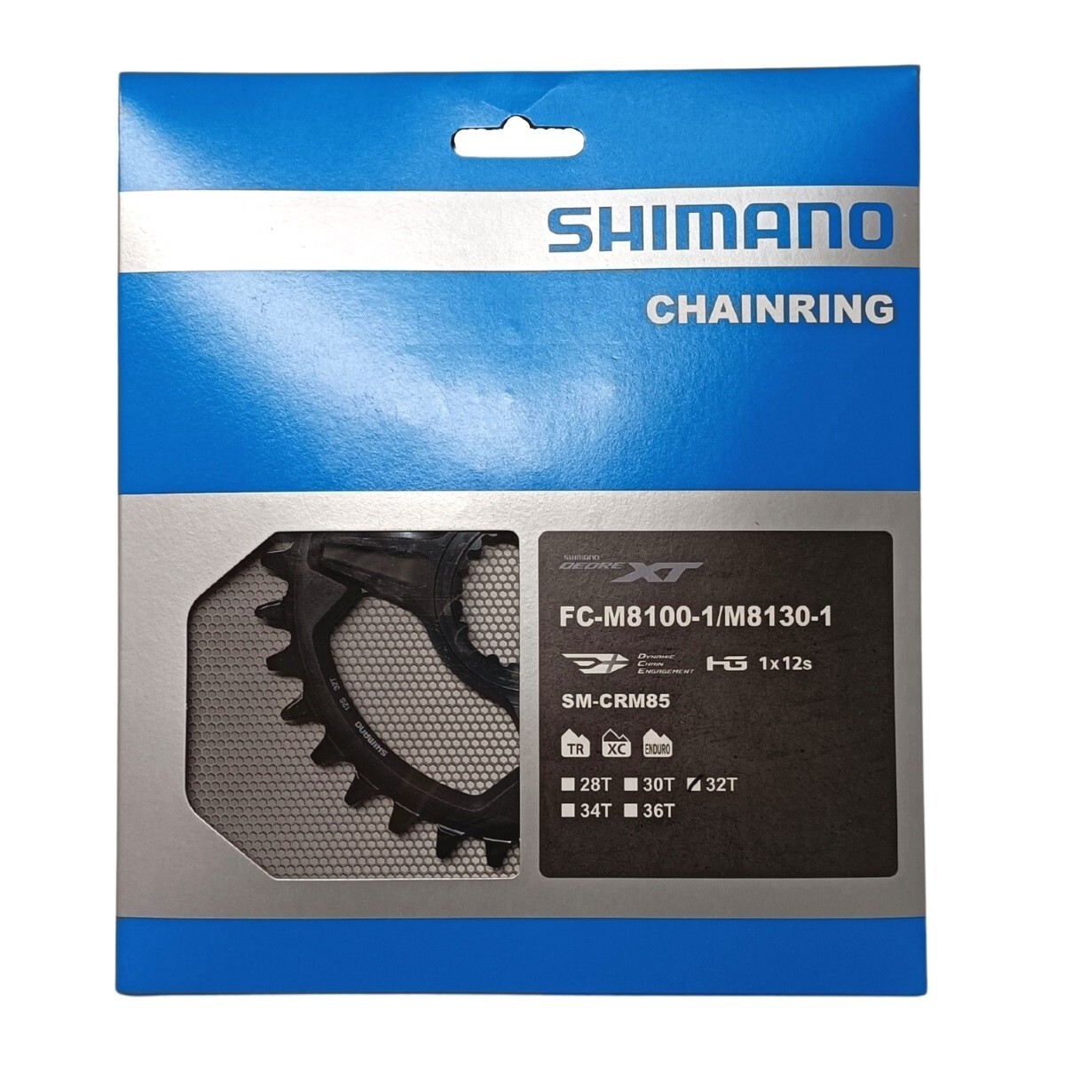 Shimano 32T Chainring - 1x12 - Deore XT FC-M8100/M8130 - 32T - CRM85 - 12 Speed