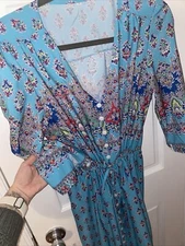 Women Sexy Floral Maxi Boho Long Sundress Beach Dress Cover Skirt Cocktail Party