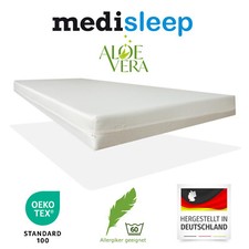 Rollmatratze Medisleep Bezug MilanoAloeVera Wahl Breite und Härte - bis L: 200cm