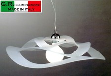 LAMPADARIO LAMPADA SOSPENSIONE MODERNA 1 LUCE D60 IN VETRO SALOTTO CUCINA Luna2