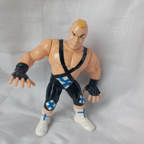 WWF Hasbro Ludvig Borga Figure Rare series 11 gree...