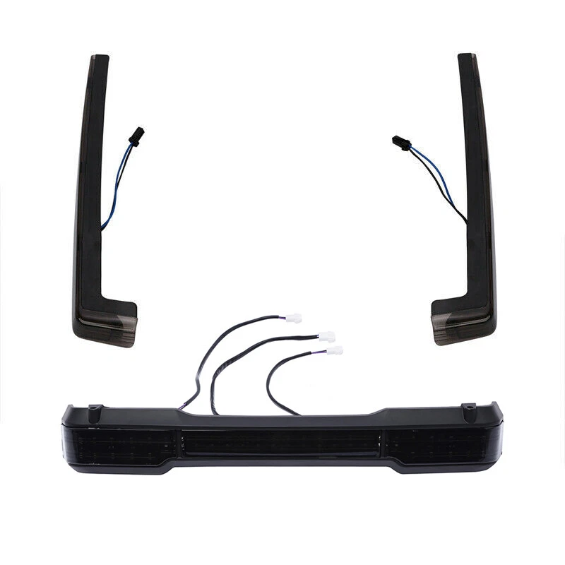 King Trunk LED Brake Tail Light Accent Side Marker For Harley Street Glide 97-08 - Image 2 of 4