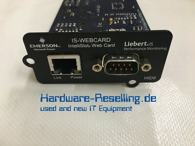 Liebert Emerson IS-Webcard IntelliSlot Web Card 417771G