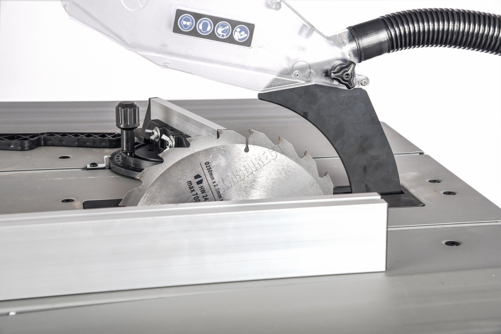 SwitZer Table Saw 10" Inch Bench Table 165mm side extensions 1800W TS01 Grey eBay