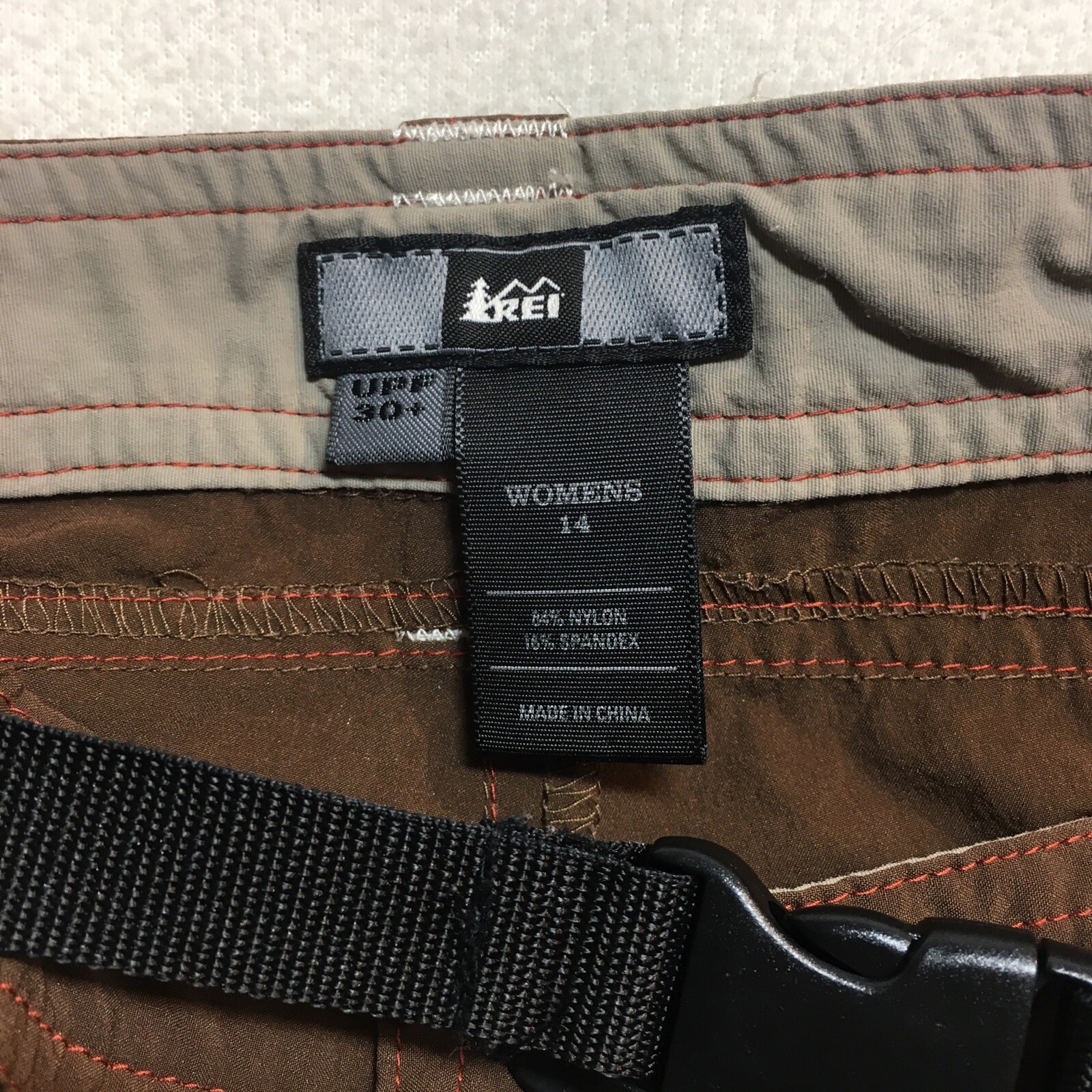 Womens REI Stretch Hiking Cargo Shorts with UPF 30+ … Gem