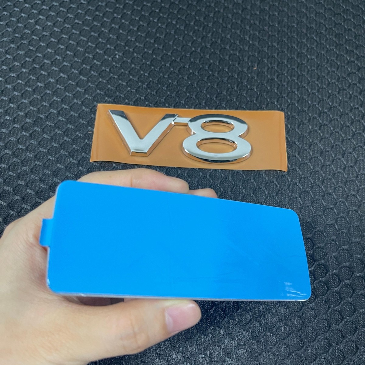 2pcs Premium ZX V8 Emblem Badge Sticker Part For Land Cruiser 200