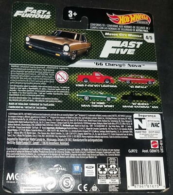 Carrito Hot Wheels Fast Furious 72 Ford Gran Torino Sport | México