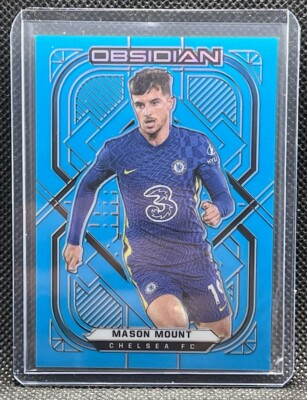 チェルシー マウント 2021-22 Panini Obsidian =Mason Mount= BLUE FLOOD #'d /12 Chelsea