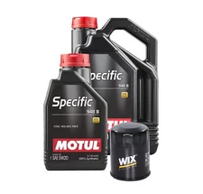 6L Motul SPECIFIC 948B 5W20 Wix Filter Motor Oil Change Kit API SN