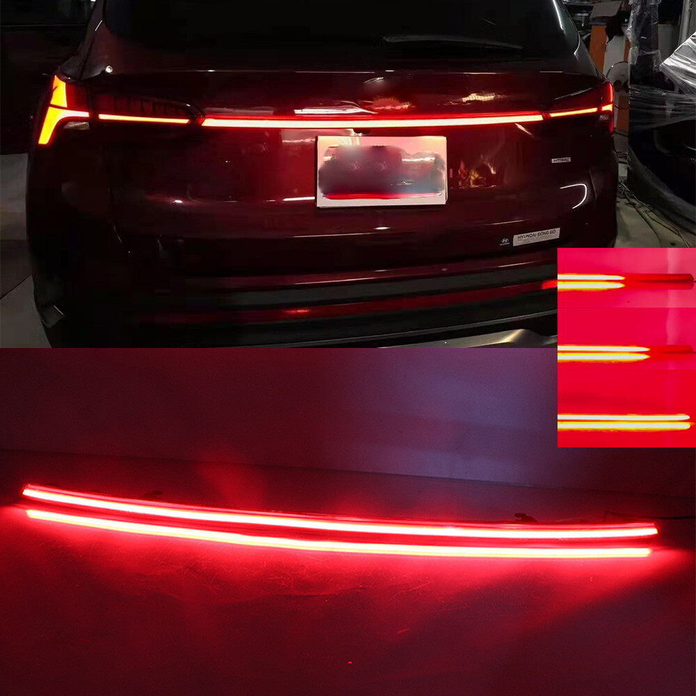 For Hyundai Santa Fe 20212023 LED Rear Trunk Tail Door Light brake