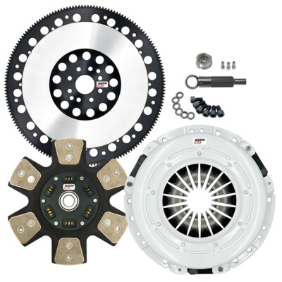 STAGE 4 RACE CLUTCH KIT+CHROMOLY FLYWHEEL (NO SLAVE) for 11-17 MUSTANG GT BOSS