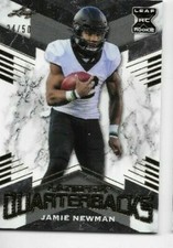 2021 LEAF Ultimate QUARTERBACKS GOLD JAMIE NEWMAN SERIAL RC # 24/50