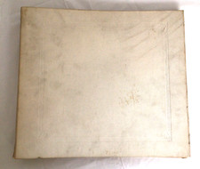 VINTAGE ADMIRAL 12" 78 RPM STORAGE ALBUM - CLEAN INDEX - HOLDS 12 RECORDS