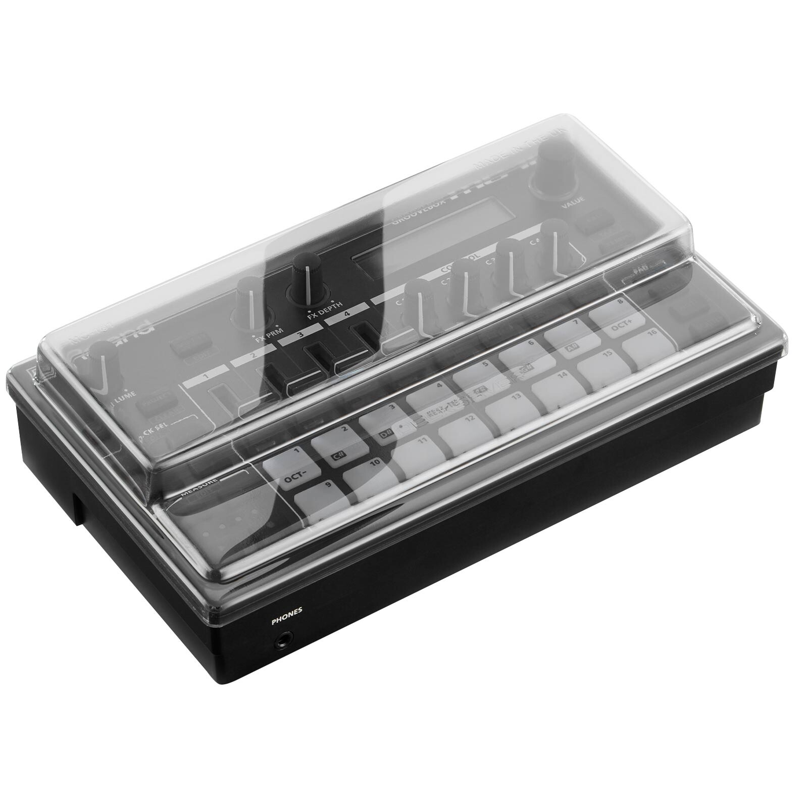 Жесткий пылезащитный чехол Decksaver DS-PC-MC101 для Roland MC-101 idjnow
