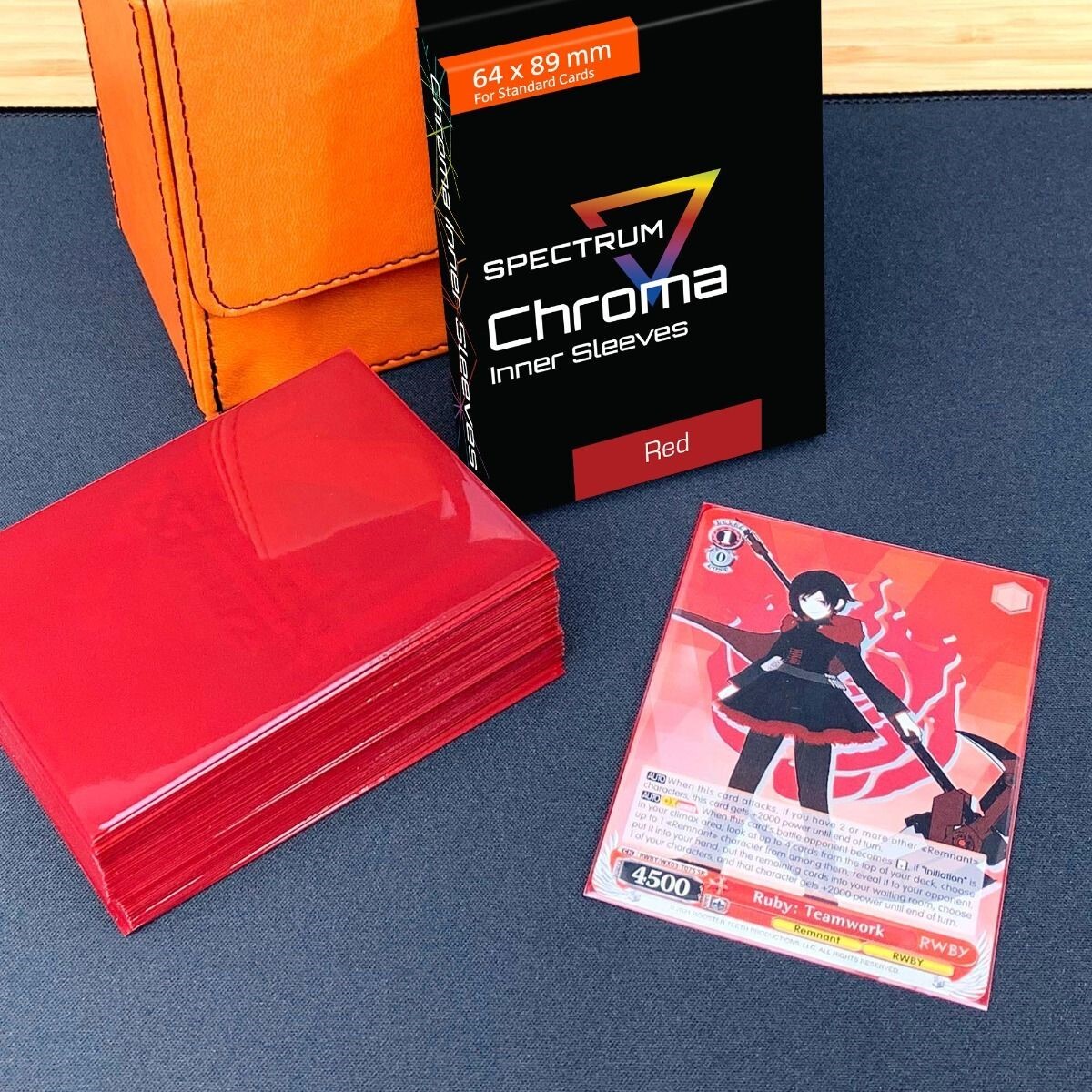 rwby card sleeves BCW Chroma Inner creating a virtually waterproof barrier rwby card sleeves Weiss Schwarz:
