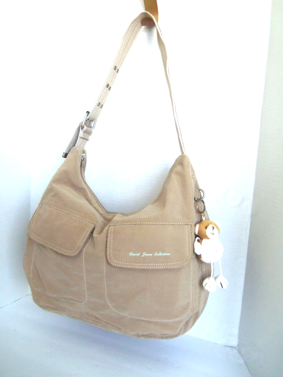 David Jones Paris Hobo Tote Handbag Purse 11X4-1/2X10-1/2