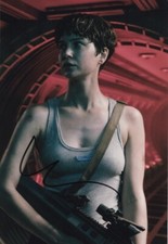 KATHERINE WATERSTON signed Autogramm 20x30cm ALIEN COVENANT in Person autograph