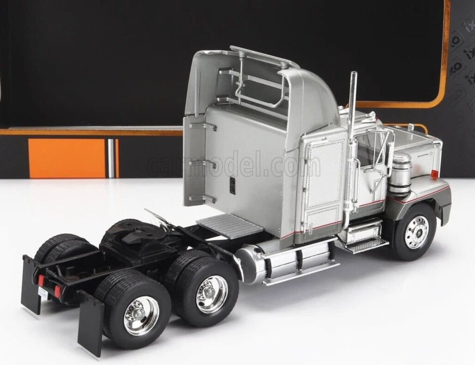 IXO D/CAST 1/43 1988 GMC GENERAL SBFA BIG SLEEPER TRUCK/CAB/TRACTOR SILVER TR166 - Image 4 of 4