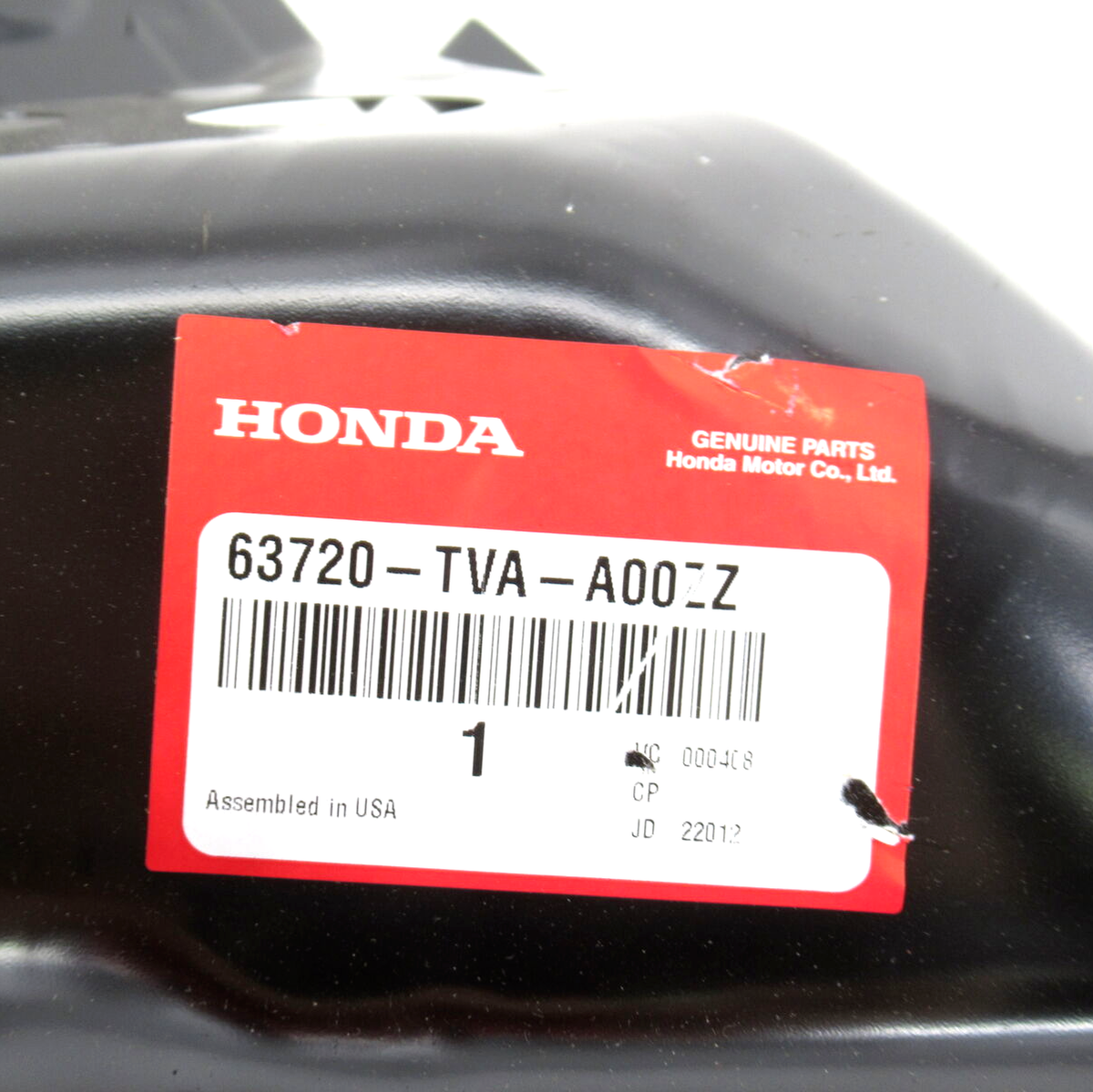 Genuine OEM Honda 63720-TVA-A00ZZ Left Rear Gutter 2018-2021