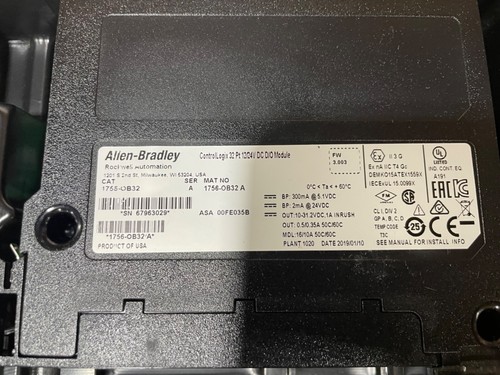 Neuf/ OB AB 1756-OB32 SER A ControlLogix 32 points module N/O 1756OB32 - Photo 3/6