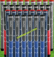 Winn DRI-TAC Golf Grips Standard Gary, Gray/Blue , Navy , Black/Red Core 60R New