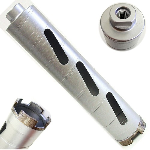 Diamond Core Drill Bit 4 Hard Concrete w/ 1/2" Shank Adapter for Electric Drill - Picture 2 of 6