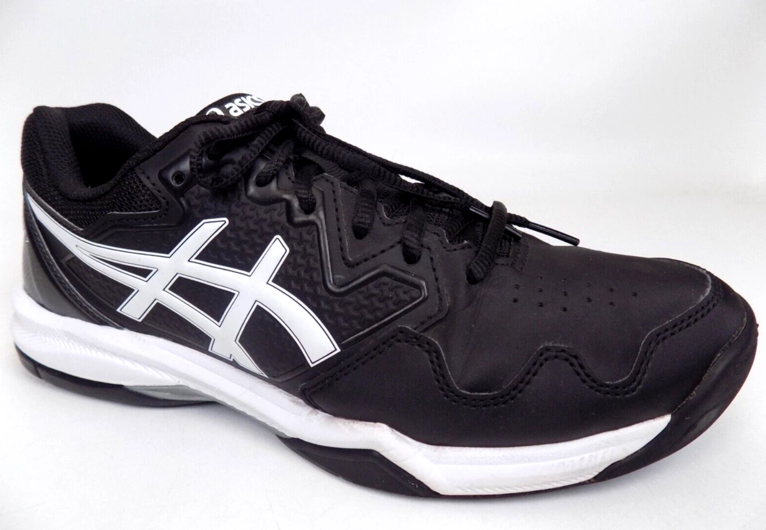 Scarpe da allenamento atletico uomo Asics Gel Dedicate 7 taglia 8 5 M nero bianco