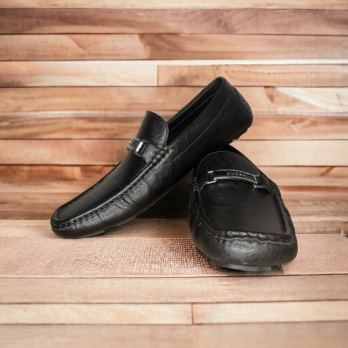 GUESS Men's GMAalen-R Driving Style Loafer Size 10.5 Designer Slip On Dress  Shoe | eBay
