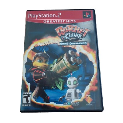 Ratchet & Clank: Going Commando Greatest Hits Sony PlayStation 2 Complete CIB 