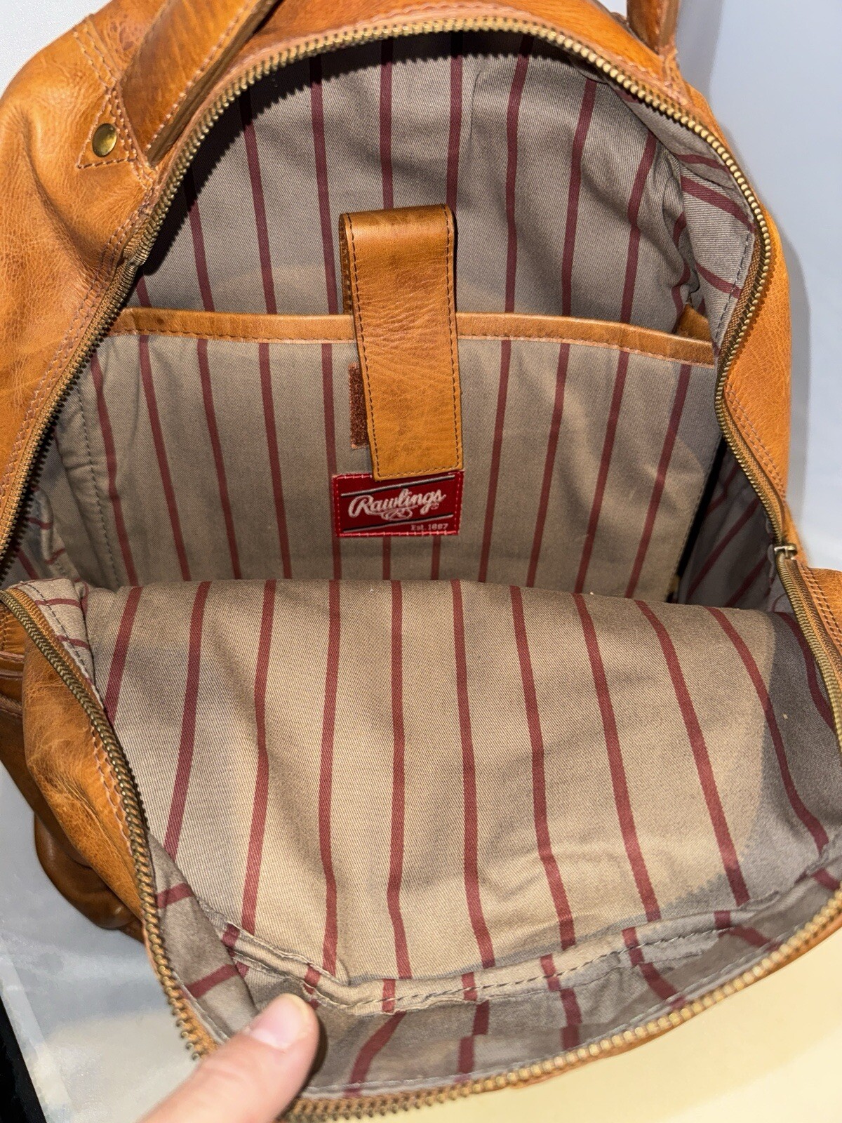 Rawlings Leather Backpack - image 3