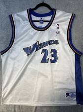 Vintage Michael Jordan Champion Jersey NBA Washington Wizards size 44 2001