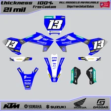 Husqvarna TC65 Graphics Kit 2016-2022 Decals Stickers MX TC 65 Custom Design