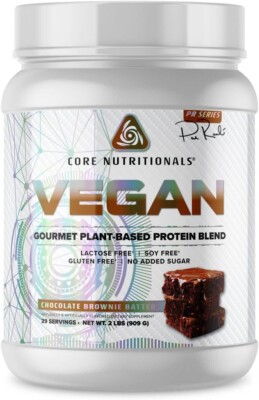 Core Nutritionals VEGAN Plant-Based Protein Blend 29 Serv (Chocolate Brownie)