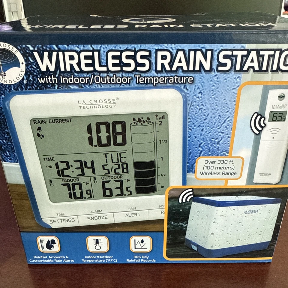 724-1710 La Crosse Technology Wireless Rain Gauge - New In Box - Image 2 of 4