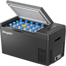 12V Refrigerator 23 Quart, -8  50  Portable Freezer for Car, Black