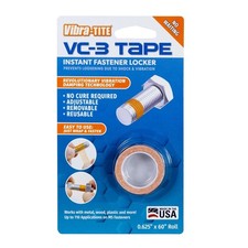 Vibra-TITE VC-3 Tape Instant Threadlocker - Adjust, Remove,  Reuse,0.625''W ...