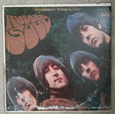 Beatles Rubber Soul Stereo LP  VINYL USA Capitol Rainbow Label ST2442 Scranton