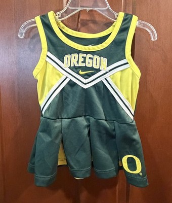 NIKE Oregon Ducks Cheerleader Outfit Size 12M Toddler